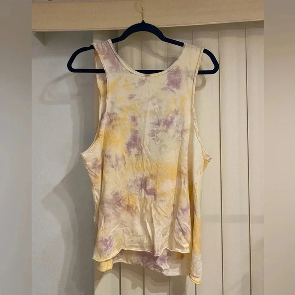 *EUC* Urban Outfitters Tie Dye Tank Loose Fit with Deep V Back - Picture 2 of 5